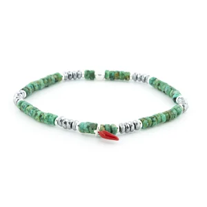 Dandy Street - shop online bracciali uomo di tendenza - bracciale elastico con cornetto portafortuna - Serie Suerte Dandy Street - shop online bracciali uomo di tendenza - bracciale elastico con cornetto portafortuna - Serie Suerte