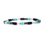 Dandy Street – shop online bracciali uomo di tendenza – bracciale elastico -bracciale uomo mare con pietre – Tulav