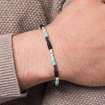 Dandy Street – shop online bracciali uomo di tendenza – bracciale elastico -bracciale uomo mare con pietre – Tulav
