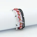 Dandy Street – vendita online – accessori uomo – bracciali uomo – set bracciali – tris bracciali – bracciali pietre dure – tris bracciali da uomo di tendenza – Tris#17