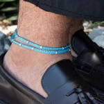 Dandy Street – shop online – cavigliera di tendenza made in italy – cavigliera da uomo con doppio giro – Sequor