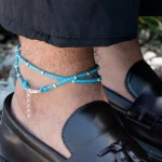 Dandy Street – shop online – cavigliera di tendenza made in italy – cavigliera da uomo con doppio giro – Sequor