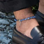 Dandy Street – shop online – cavigliera di tendenza made in italy – cavigliera da uomo ideale per il mare – Lucky Blue