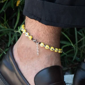 Dandy Street - shop online - cavigliera di tendenza made in italy - cavigliera da uomo per nuove avventure - Lucky Yellow Dandy Street - shop online - cavigliera di tendenza made in italy - cavigliera da uomo per nuove avventure - Lucky Yellow