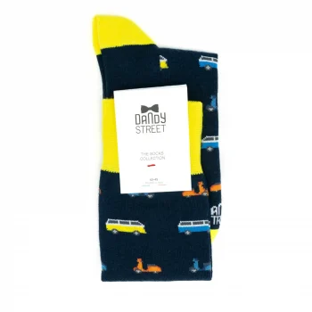 Dandy Street - shop online - accessori uomo calzini uomo cotone - calzini in cotone con lavorazione in fantasia