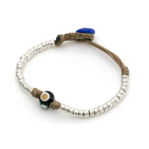 Dandy Street - shop online bracciali uomo di tendenza - bracciale murano - Bracciale da uomo con murrina e argento - Campalto Dandy Street - shop online bracciali uomo di tendenza - bracciale murano - Bracciale da uomo con murrina e argento - Campalto