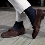 Dandy Street – shop online – accessori uomo calzini – calzini uomo – calze eleganti – Calze da uomo in filo di scozia con iniziali – Letter Socks