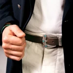 Dandy Street – vendita online – accessori uomo – cintura uomo cuoio – cintura artigianale – cintura pelle – Cintura uomo in pregiato cuoio – Horn