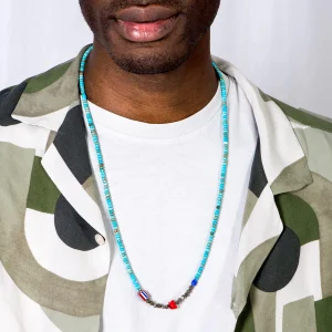 Dandy Street - shop online - collane uomo con pietre naturali - Collana da uomo con diaspro imperiale - Kinley Dandy Street - shop online - collane uomo con pietre naturali - Collana da uomo con diaspro imperiale - Kinley