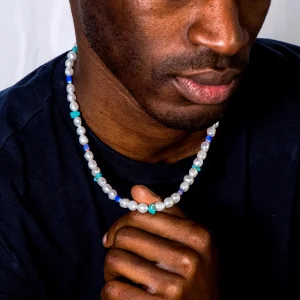 Dandy Street - shop online - collane uomo con pietre naturali - Collana da uomo con perle di fiume - Banter Dandy Street - shop online - collane uomo con pietre naturali - Collana da uomo con perle di fiume - Banter