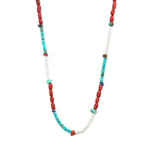 Dandy Street - shop online - collane uomo con pietre naturali - Collana da uomo con pietre turchese - Oks Dandy Street - shop online - collane uomo con pietre naturali - Collana da uomo con pietre turchese - Oks