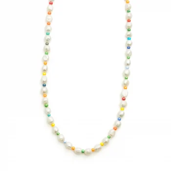 Dandy Street - shop online - collane uomo con pietre naturali - Collana originale con perle di fiume - Mandarin