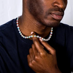 Dandy Street - shop online - collane uomo con pietre naturali - Collana originale con perle di fiume - Mandarin Dandy Street - shop online - collane uomo con pietre naturali - Collana originale con perle di fiume - Mandarin