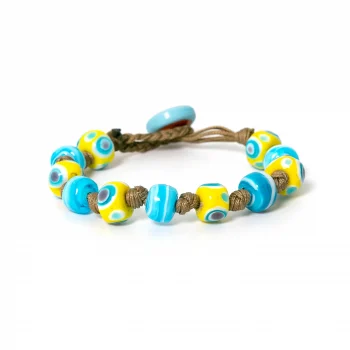 Dandy Street - shop online bracciali uomo di tendenza - Bracciali con Murrine veneziane - Bracciale da uomo con murrine - Crosera