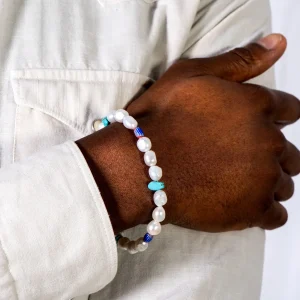 Dandy Street - shop online bracciali uomo di tendenza - Bracciale da uomo con perle - Pearl Dandy Street - shop online bracciali uomo di tendenza - Bracciale da uomo con perle - Pearl