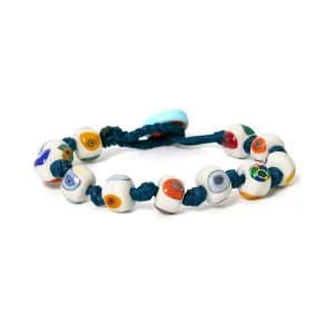 Bracciale da uomo con vetro di Murano Bracciale da uomo con vetro di Murano
