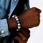 Dandy Street – shop online bracciali uomo di tendenza – Bracciali con Murrine veneziane – Bracciale da uomo elegante con murrine – Moros