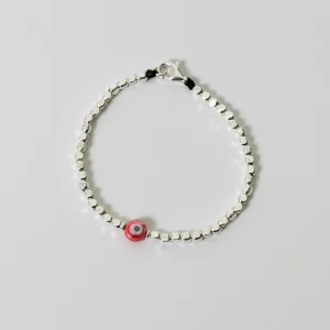 Dandy Street - shop online bracciali uomo di tendenza - bracciale Serie Lucky - Bracciale da uomo in argento 925 - Red Eye Dandy Street - shop online bracciali uomo di tendenza - bracciale Serie Lucky - Bracciale da uomo in argento 925 - Red Eye