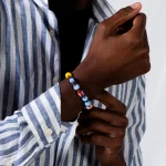 Dandy Street – shop online bracciali uomo di tendenza – Bracciali con Murrine veneziane – Bracciale da uomo raffinato con murrine – Malipiero