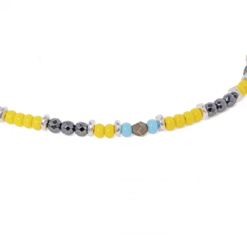 Dandy Street - shop online - cavigliera di tendenza con pietre naturali made in italy - cavigliera da uomo con pietre naturali - Valys