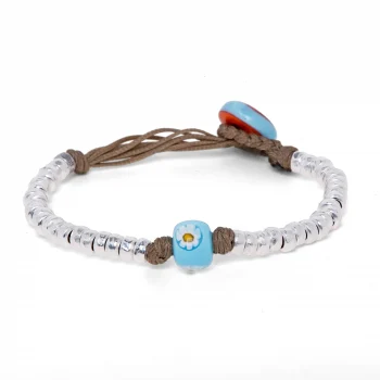 Dandy Street - shop online bracciali uomo di tendenza - bracciale murano - Bracciale con murrina veneziana - Osmarin