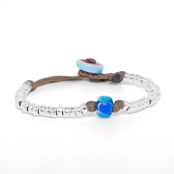 Dandy Street - shop online bracciali uomo di tendenza - bracciale murano - Bracciale argento con murrina - Trapolin