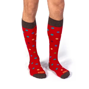 Dandy Street - shop online - accessori uomo calzini uomo cotone - calze da uomo con motivo a pois - Pois Strawberry Dandy Street - shop online - accessori uomo calzini uomo cotone - calze da uomo con motivo a pois - Pois Strawberry