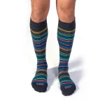 Dandy Street – shop online – accessori uomo calzini uomo cotone – calze da uomo in cotone a righe – Stripes Black