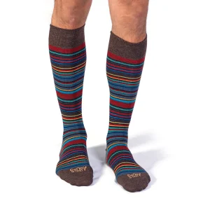 Dandy Street - shop online - accessori uomo calzini uomo cotone - calze da uomo in cotone multicolor - Stripes Brown Dandy Street - shop online - accessori uomo calzini uomo cotone - calze da uomo in cotone multicolor - Stripes Brown