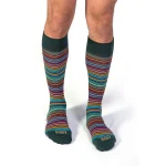Dandy Street – shop online – accessori uomo calzini uomo cotone – calzini da uomo in cotone multicolor – Stripes Green