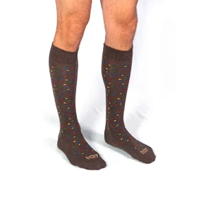 Dandy Street - shop online - accessori uomo calzini uomo cotone - calzino da uomo marrone in cotone - Confetti Brown Dandy Street - shop online - accessori uomo calzini uomo cotone - calzino da uomo marrone in cotone - Confetti Brown