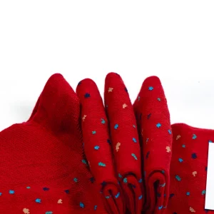 Dandy Street - shop online - accessori uomo calzini uomo cotone - calzino da uomo rosso in cotone - Confetti Strawberry Dandy Street - shop online - accessori uomo calzini uomo cotone - calzino da uomo rosso in cotone - Confetti Strawberry