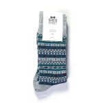 Dandy Street – shop online – accessori uomo calzini uomo cotone – Calzini da uomo in cotone con fantasia – Nordic Blu