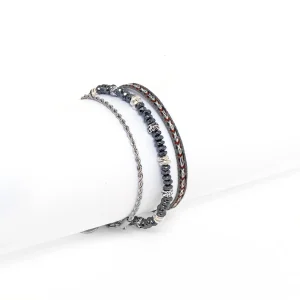 Dandy Street - shop online - accessori uomo bracciali uomo - Bracciali dal design elegante e moderno - Tris #25 Dandy Street - shop online - accessori uomo bracciali uomo - Bracciali dal design elegante e moderno - Tris #25