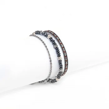 Dandy Street - shop online - accessori uomo bracciali uomo - Bracciali dal design elegante e moderno - Tris #25