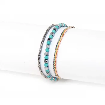 Dandy Street - shop online - accessori uomo bracciali uomo - Tris bracciali dallo stile raffinato - Tris #21