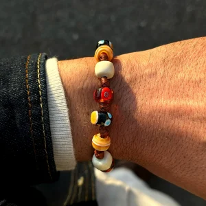 Dandy Street - shop online bracciali uomo di tendenza - Bracciale da uomo con autentiche murrine - Termoli Dandy Street - shop online bracciali uomo di tendenza - Bracciale da uomo con autentiche murrine - Termoli