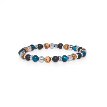 Dandy Street - shop online bracciali uomo di tendenza - Bracciale da uomo elegante con pietre - Fulvio