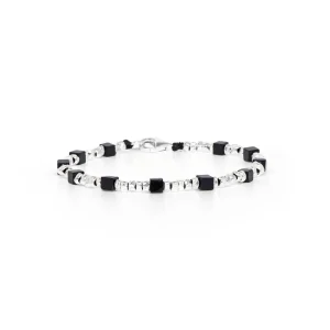 Dandy Street - shop online bracciali uomo di tendenza - Bracciale da uomo in argento con onice - Wimor Dandy Street - shop online bracciali uomo di tendenza - Bracciale da uomo in argento con onice - Wimor