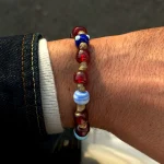 Dandy Street – shop online bracciali uomo di tendenza – Bracciale da uomo raffinato con perle – Lazzaro