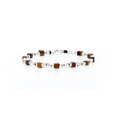 Dandy Street - shop online bracciali uomo di tendenza - Bracciale in argento realizzato a mano - Hazel