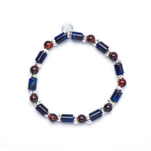 Dandy Street - shop online bracciali uomo di tendenza - Bracciale in argento e occhio di tigre - Adriano Dandy Street - shop online bracciali uomo di tendenza - Bracciale in argento e occhio di tigre - Adriano