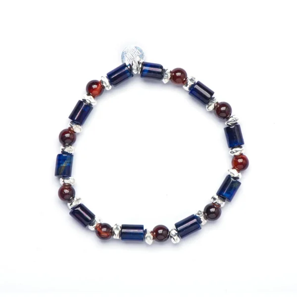 Dandy Street - shop online bracciali uomo di tendenza - Bracciale in argento e occhio di tigre - Adriano
