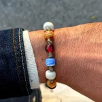 Dandy Street – shop online bracciali uomo di tendenza – Bracciale luminoso con perle da uomo – Huaine