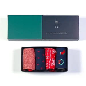 Dandy Street - shop online - accessori uomo - calzini uomo in cotone - Box calze da uomo per le festività - Socks Box #34 Dandy Street - shop online - accessori uomo - calzini uomo in cotone - Box calze da uomo per le festività - Socks Box #34