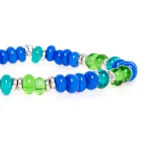 Dandy Street - shop online bracciali uomo di tendenza - bracciale elastico - bracciale uomo con vetro etnico - Pitch