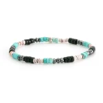 Dandy Street – shop online bracciali uomo di tendenza – bracciale elastico -bracciale uomo mare con pietre – Tulav