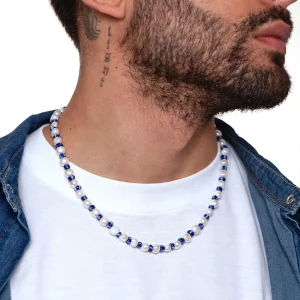 Dandy Street - shop online - collane uomo con pietre naturali - Collana con perle dallo stile raffinato - Kirus