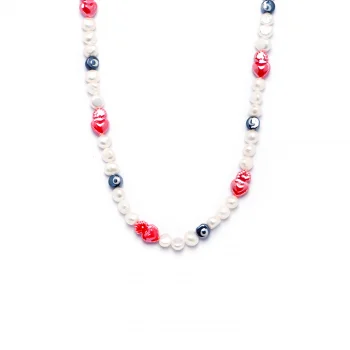 Dandy Street - shop online - collane uomo con pietre naturali - Collana da uomo con occhio greco - Atek