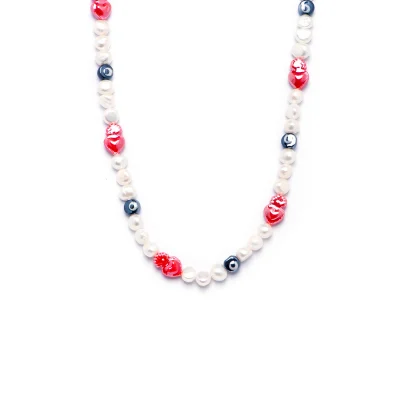 Dandy Street - shop online - collane uomo con pietre naturali - Collana da uomo con occhio greco - Atek